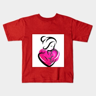 Mother and Baby Kids T-Shirt